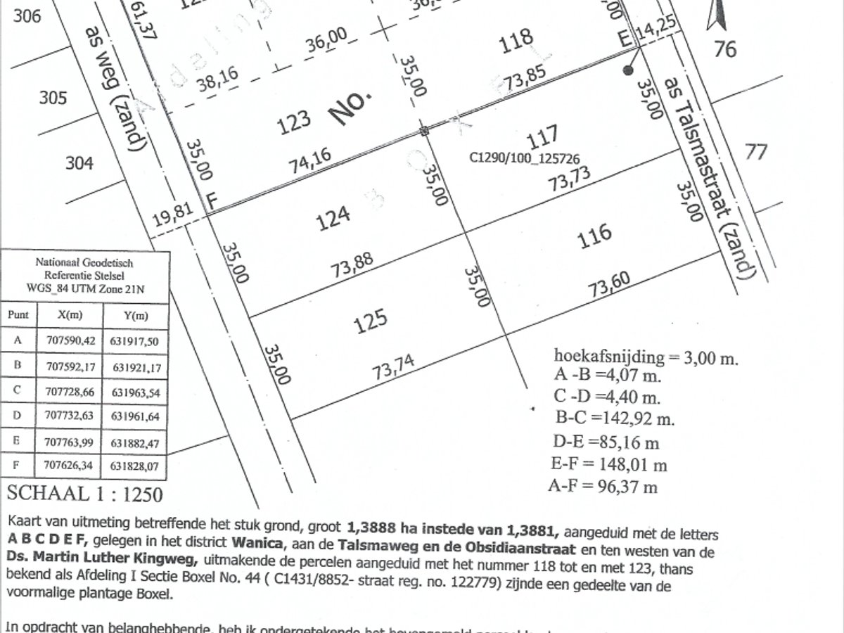 Eigendom. Monplaisirweg – Gowrieweg. Groot 400 m2.  Dichtbij Indra Gandhieweg. Bewoond en alle nutsvoorz. aanwezig - Foto 2