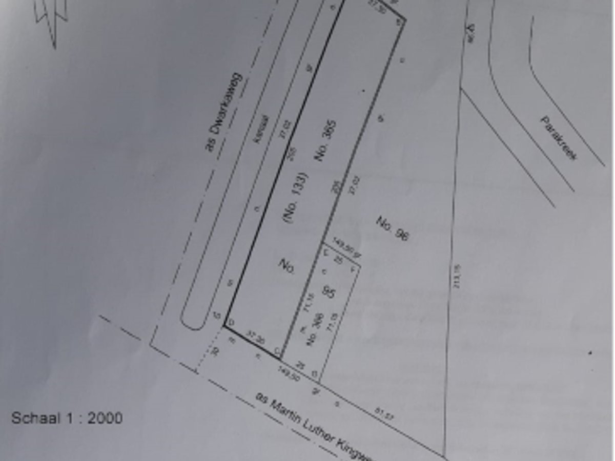 Grondhuur, Noordpoolweg (zijstr Indra Gandhiweg), groot 575 m2. Een goedgelegen hoekperceel - Foto 2