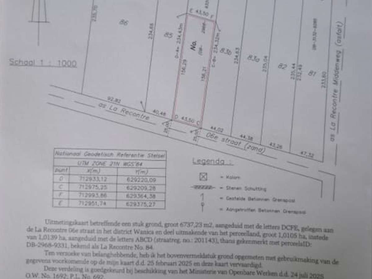 Grondhuur, Suralcoweg groot 4700m2. Voorbij Copiweg . Met een mooie stenen woning - Hoofdfoto