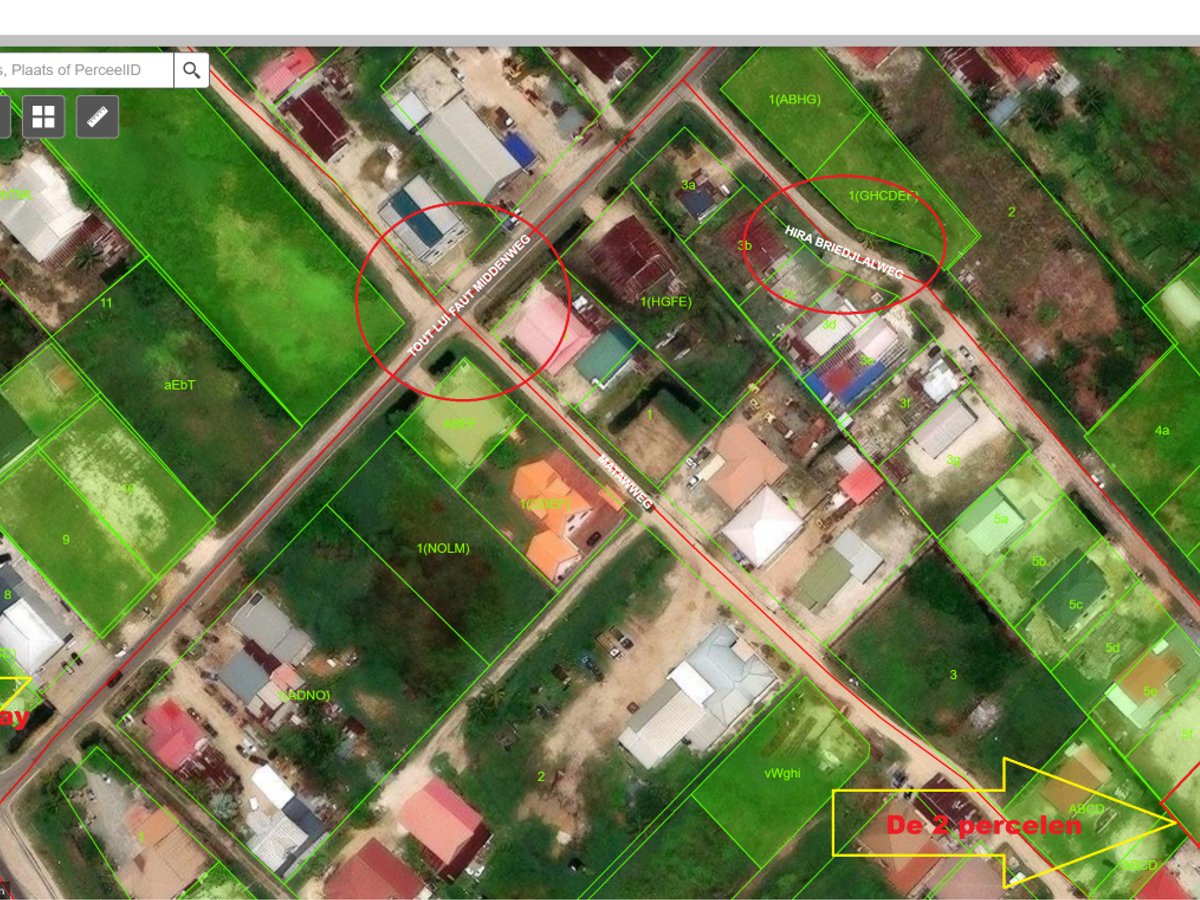 Tawajarieweg Lelydorp: Eigendomskavels, vanaf Op loop afstand (900m) van Markt Lelydorp en Politieburo - Hoofdfoto