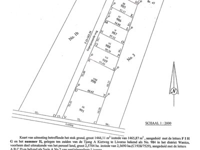 Eigendom, Groot Blijdenshoopweg ca 2000 m2. Geheel omrasterd met steen, opgehoogd. Langs asfaltweg, 400 m van Indra Gandhiweg - Foto 2